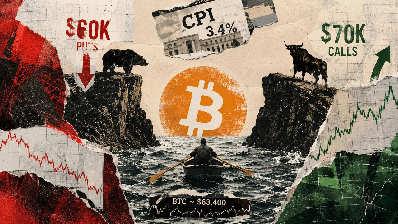 Bitcoin Stalls Below $65K as 1.79M BTC Wall Blocks Breakout
