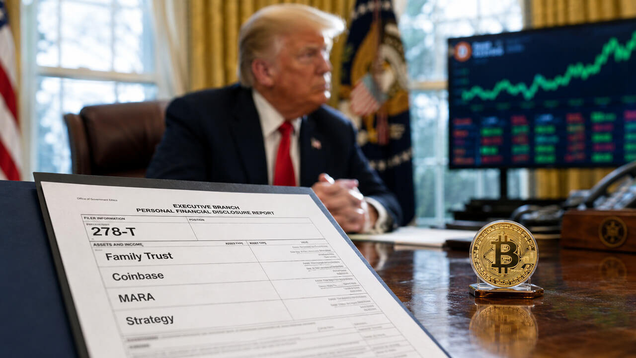 Trump Family Trust Bought Coinbase, MARA, and Strategy Shares in Q1 While His Admin Rewrote Crypto Rules!