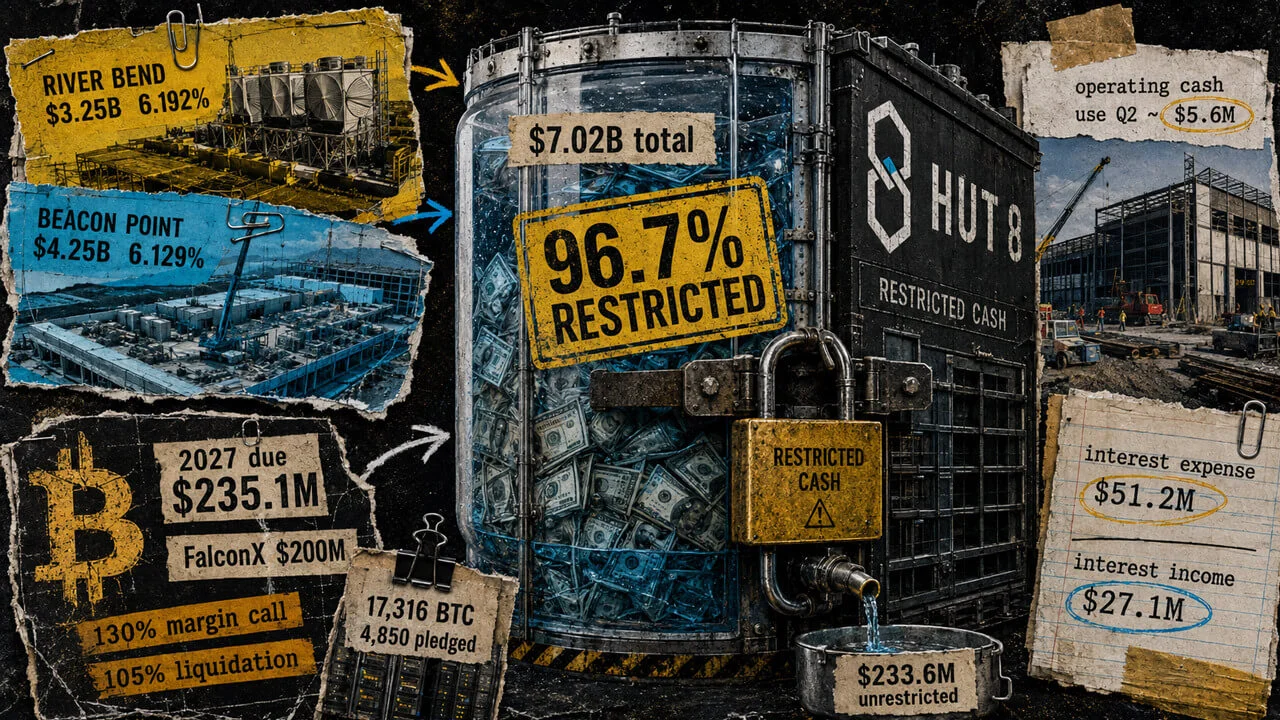 Hut 8'in AI Dışı Nakit Bakiyesi Yalnızca $233 Milyon