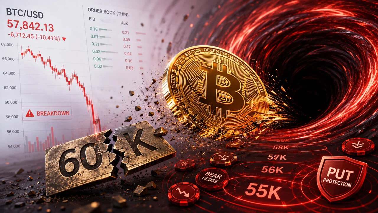 BTC 60K Altında: Binance ve OKX'e 2023'ten Bu Yana En Büyük Giriş
