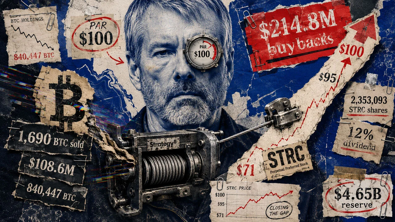 Strategy sells $213M in Bitcoin to close STRC's $5…