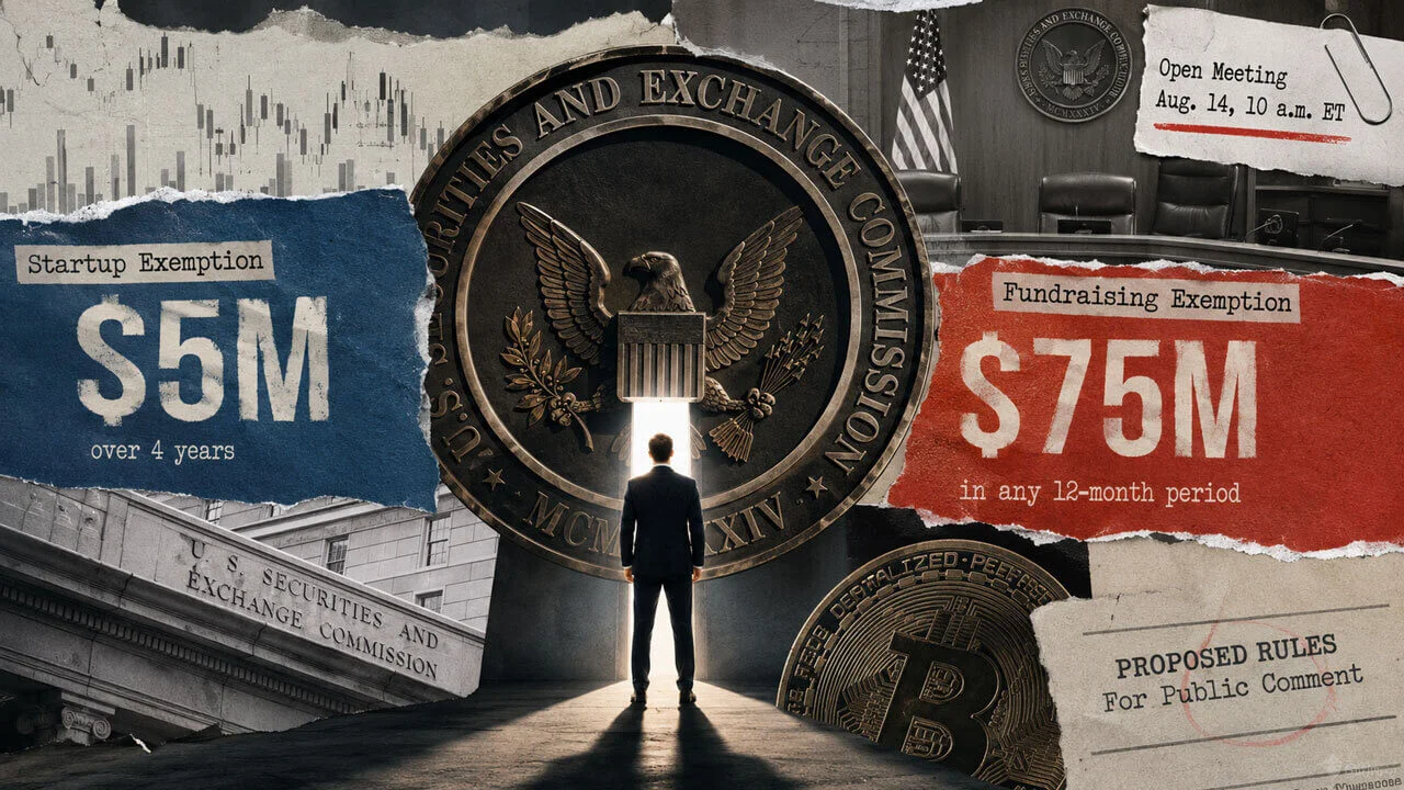 SEC Vote Could Unlock $75M in Crypto Raises