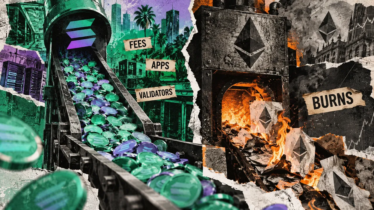 Solana tops Ethereum in daily fees as ETH keeps burn lead