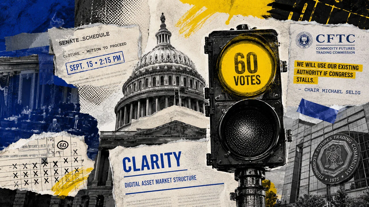 CLARITY Act için Senato 15 Eylül’de usul oylaması yapacak
