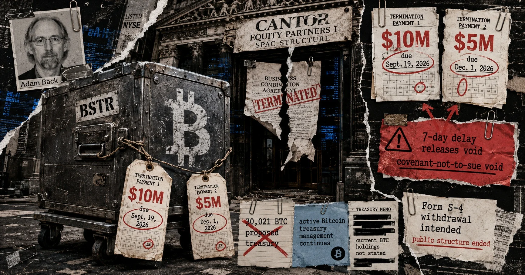Bitcoin SPAC Deal for Adam Back Collapses With $15M Fee