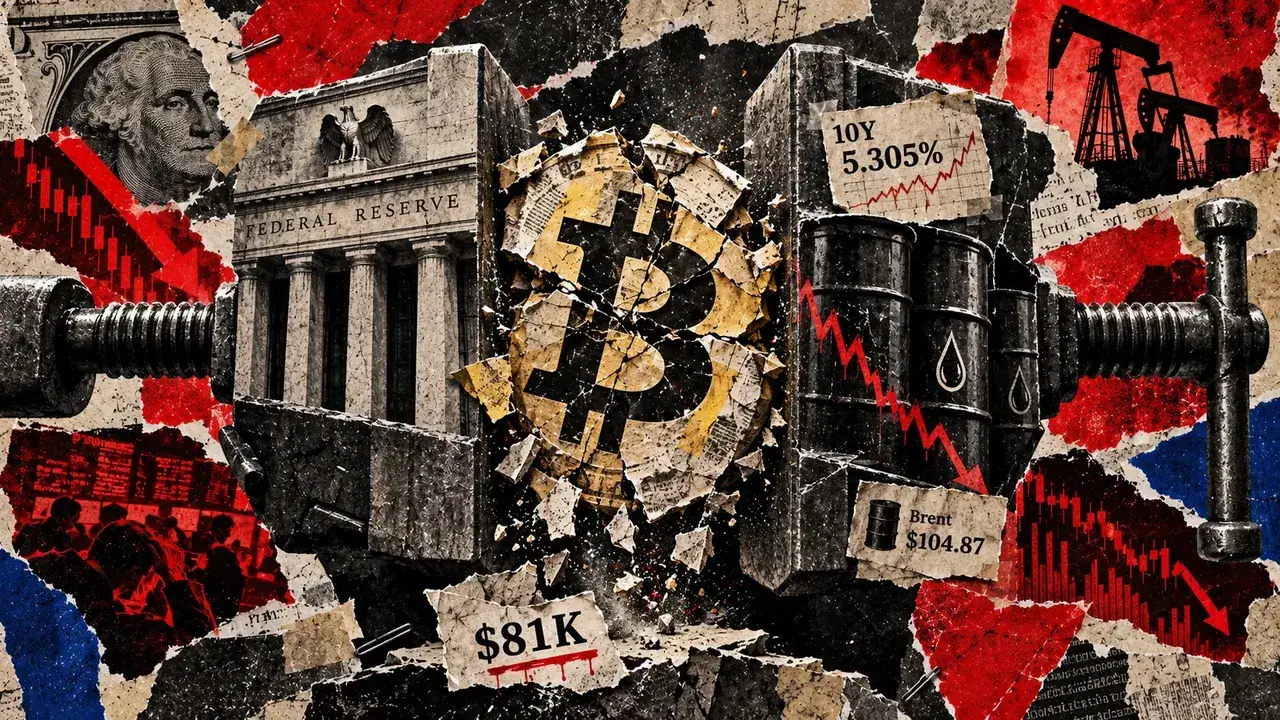 Bitcoin Falls Below $81,000 as Fed Hike Bets Persist