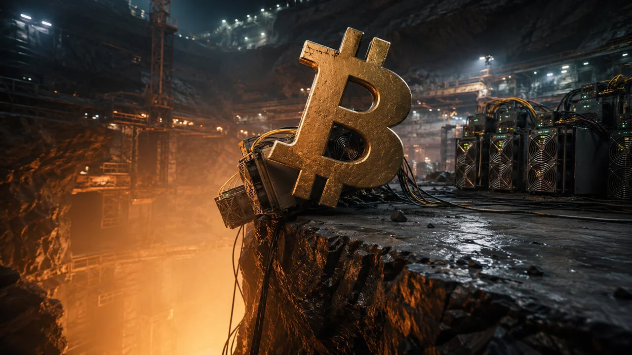 Bitcoin-Miner unter Wasser: Hashpreis fällt auf 28 $" - around 48 chars
