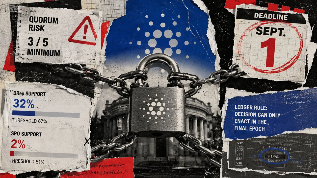 Cardano Faces Governance Freeze as 4 Seats Near Expiry