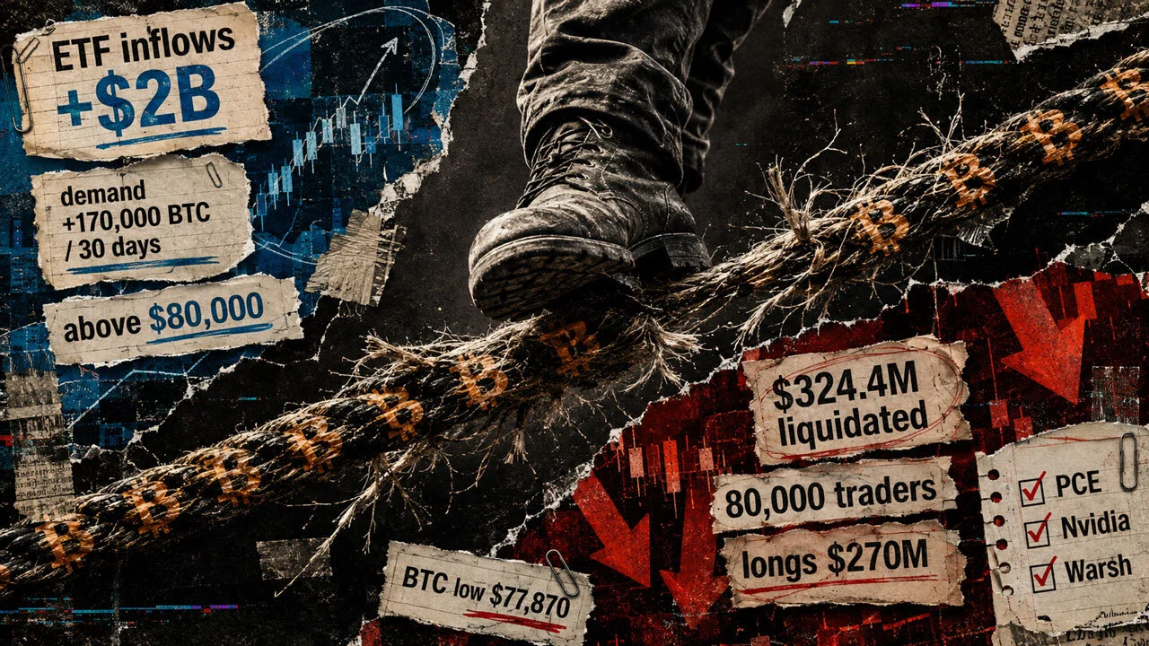 Bitcoin: el rally de 80.000 $ liquida 270 M$ en largos