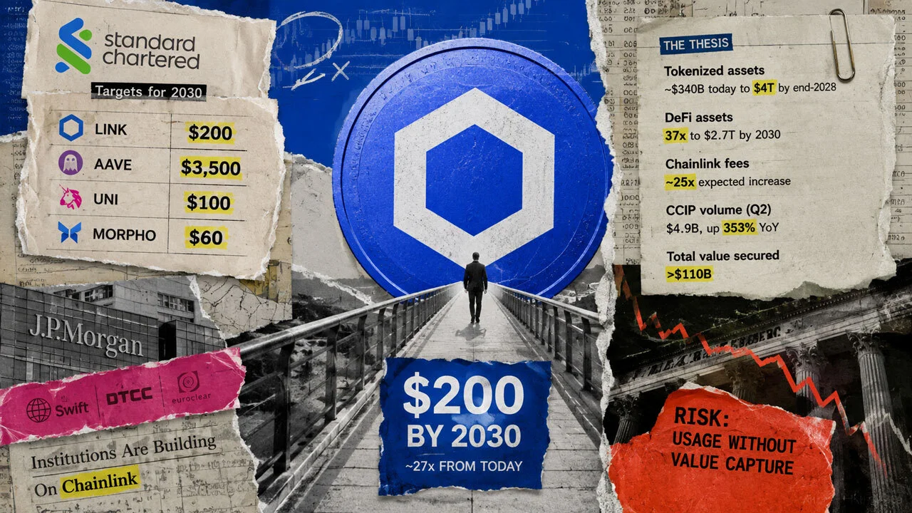 Chainlink: Standard Chartered Sets $200 2030 Target