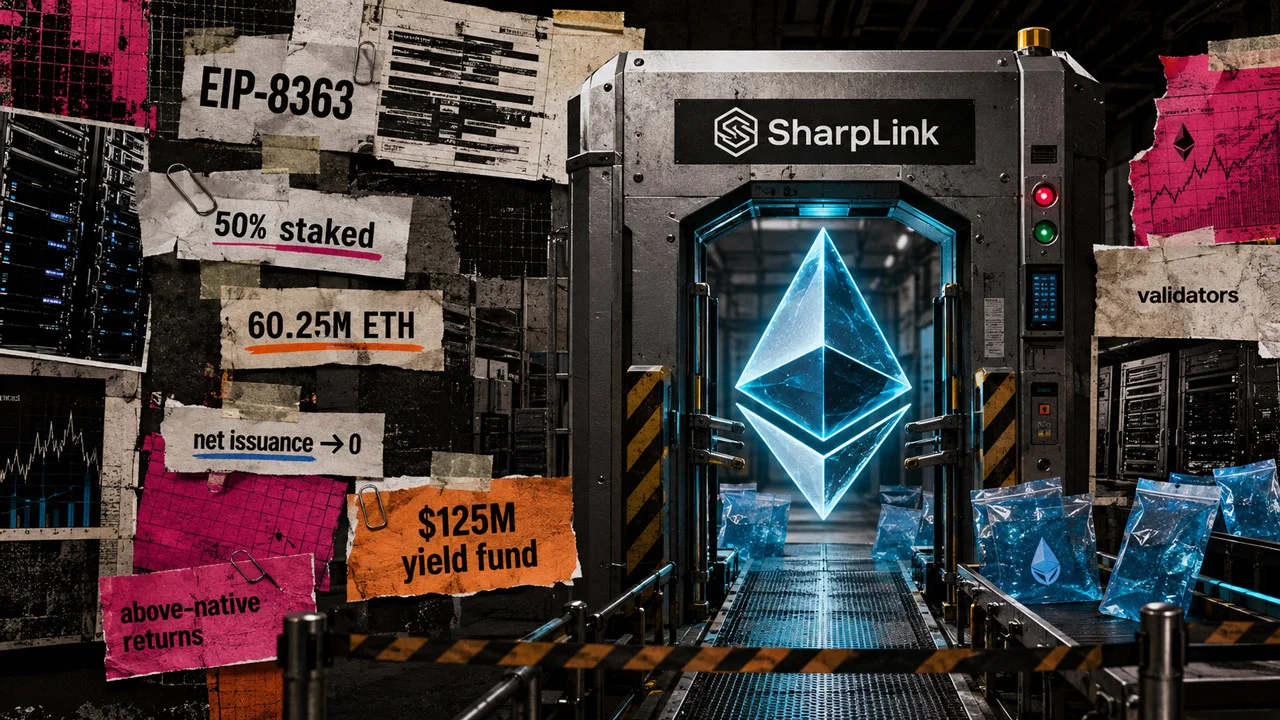 Ethereum Upgrade Puts SharpLink’s $125M ETH Yield at Risk