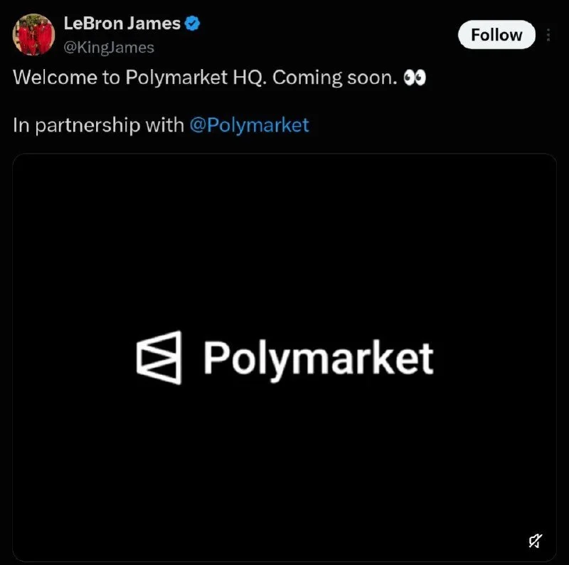 Polymarket, LeBron James ile Resmi Ortaklık Kurdu
