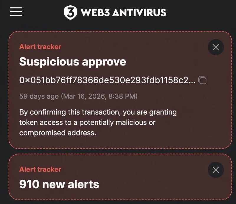 Web3 Antivirus : scanner les approbations de tokens avant signature