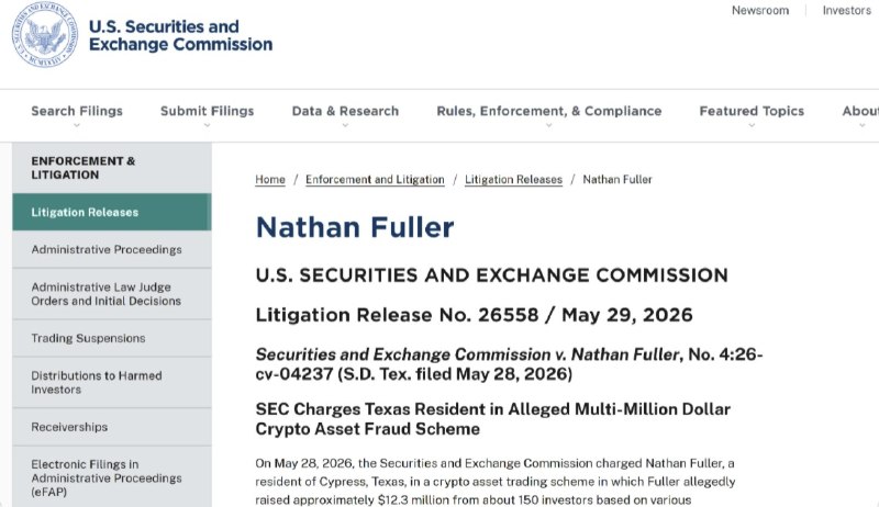 SEC: Texas-Mann stahl $6,2 Millionen über gefälschten KI-Krypto-Handelsbetrug!
