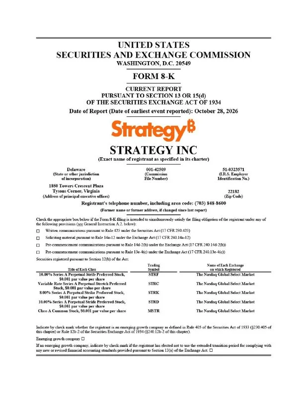 Strategy Shareholders Approve Daily Dividend Accrual