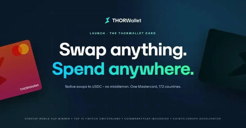 THORWallet Launches Self-Custodial Card in 172 Countries