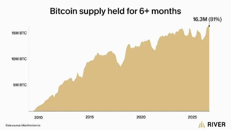 Bitcoin Arzının %81’i Altı Aydır Hareketsiz