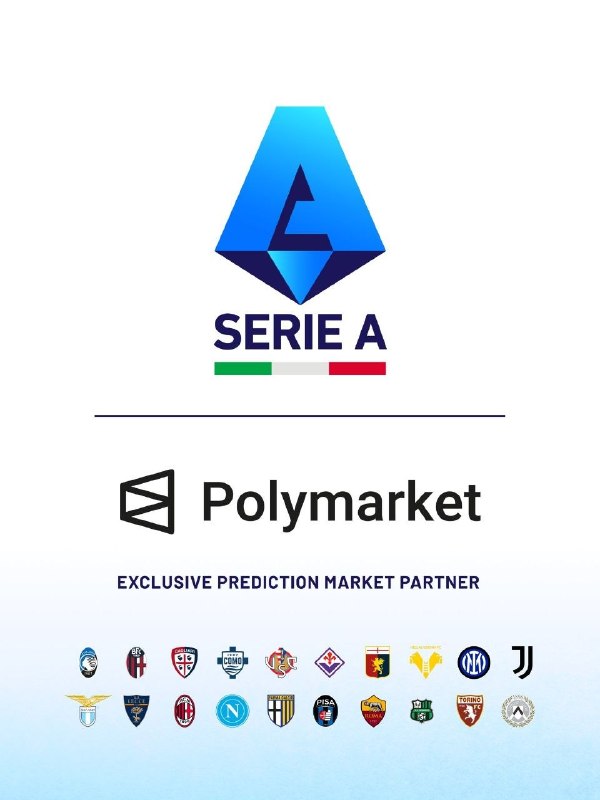 Polymarket, Serie A ile özel tahmin pazarı ortaklığına imza attı.