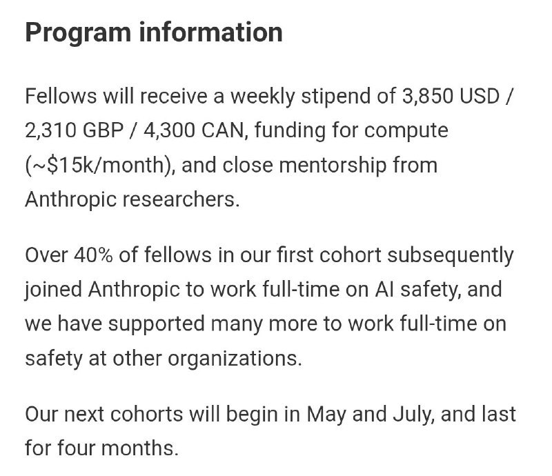 Anthropic'in bursu haftada 3,850 $ ödüyor — ama sadece 10 bursiyerden 4'ü tam zamanlı bir iş bulabiliyor.