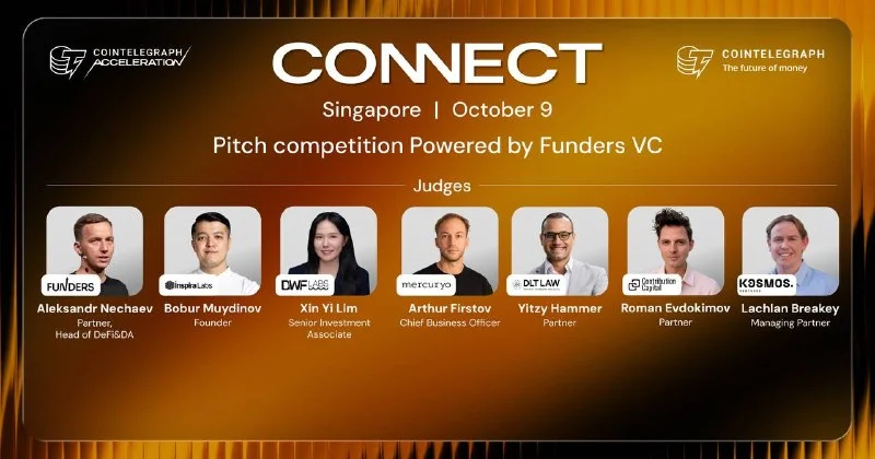 CONNECT Singapore launches $170K pitch competition today.