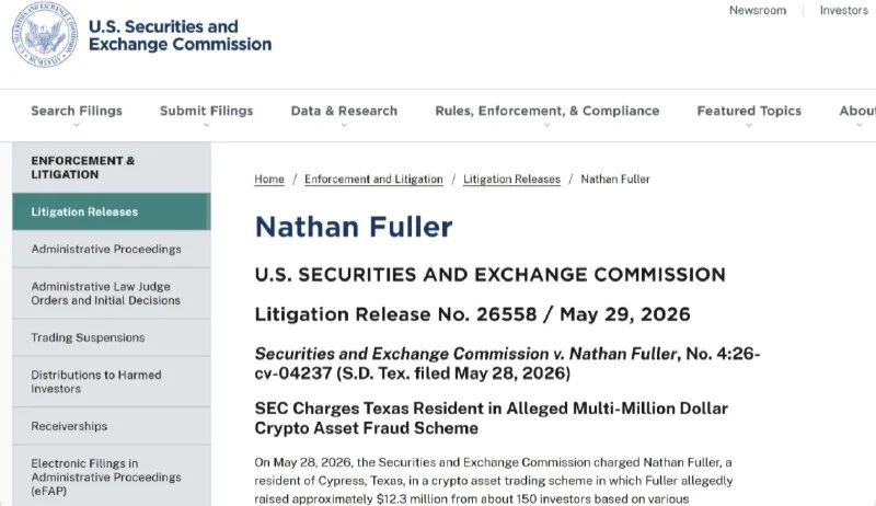 SEC: Texas Man Stole $6.2M via Fake AI Crypto Trading Scam!