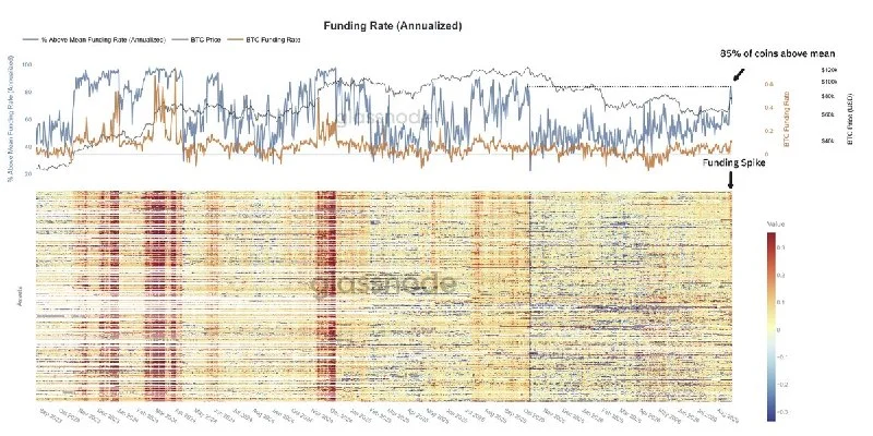 Altcoin Funding Rates Hit Highest Level Since BTC Highs