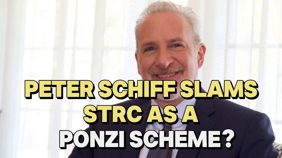 Peter Schiff Calls Saylor's STRC a Ponzi Scheme — Says the Whole Thing Will Implode!
