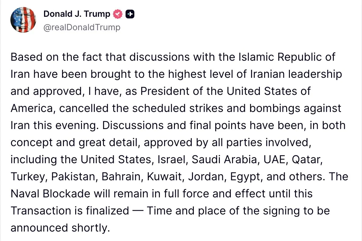 Trump cancels Iran strike as 12-nation nuclear deal nears…