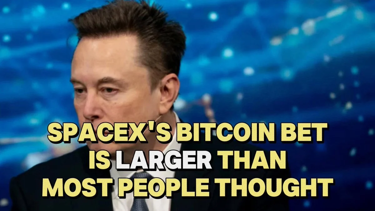 SpaceX holds 18,712 BTC worth $1.3B ahead of historic IPO!