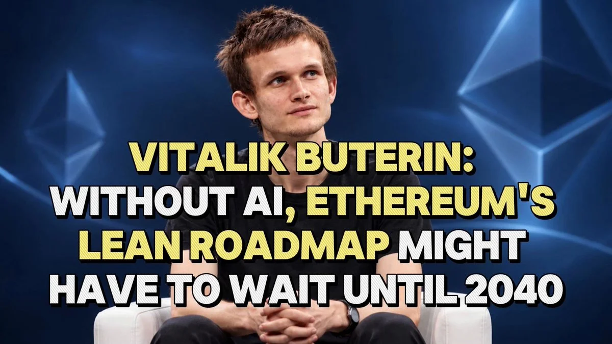 Vitalik: AI cuts Ethereum's Lean Roadmap timeline from 2040…