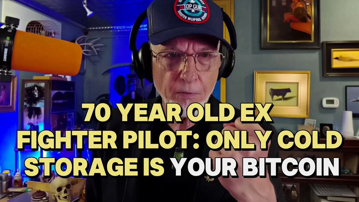 Ex-piloto de TOPGUN: los ETFs de Bitcoin pueden ser confiscados, solo el frío…