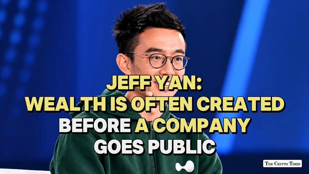 Jeff Yan: IPO Serveti Halka Arzdan Önce Oluşuyor