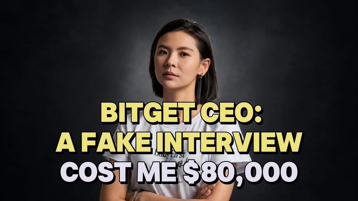 Bitget CEO Gracy Chen Says Fake Interview Cost Her $80,000