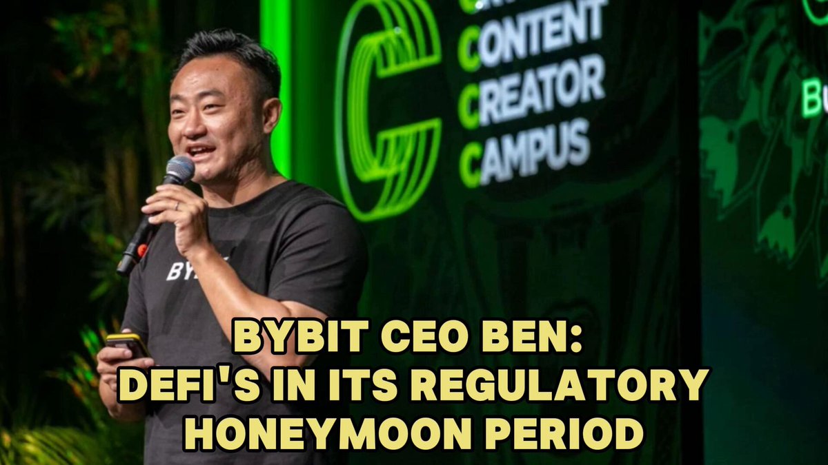 Bybit CEO Ben: DeFi's in Its Regulatory Honeymoon Period

During the fireside ch