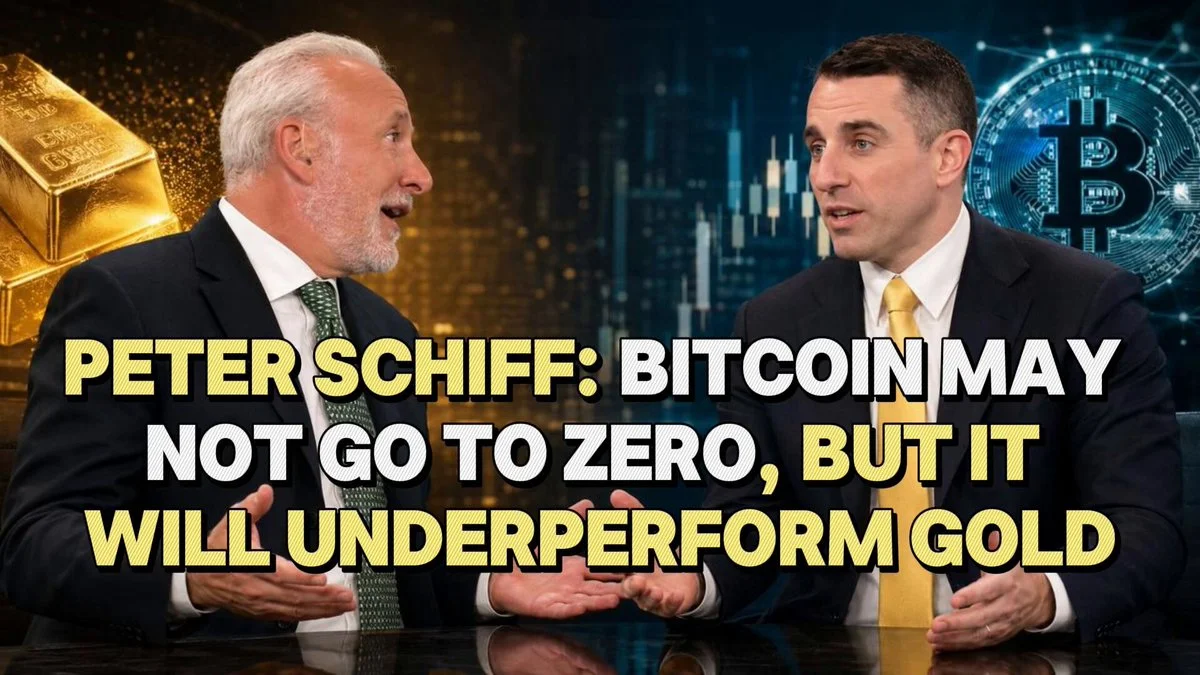Schiff: Bitcoin Sıfıra Gitmez Ama Altının Gerisinde Kalacak