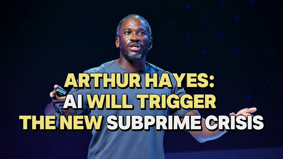 Arthur Hayes: AI Will Trigger the Next Subprime Crisis — and Bitcoin Is in the Crossfire!