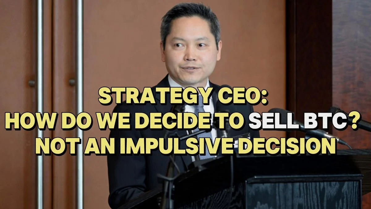 Strategy CEO Defends 32 BTC Sale as Data-Driven