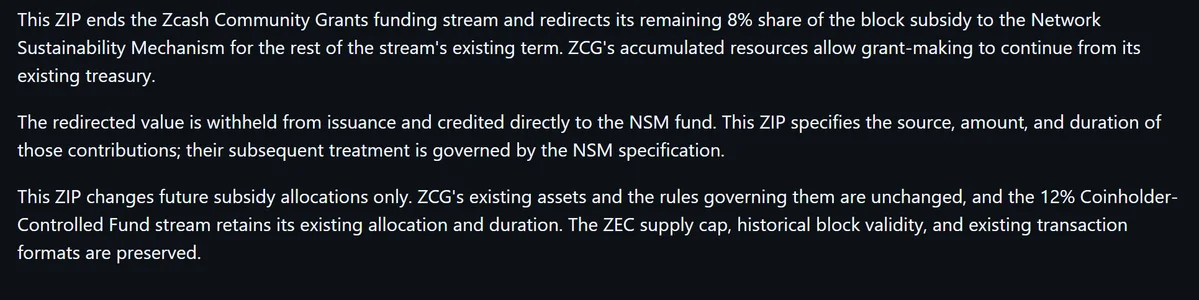 Zcash Co-Founder Proposes 8% Subsidy Shift to NSM