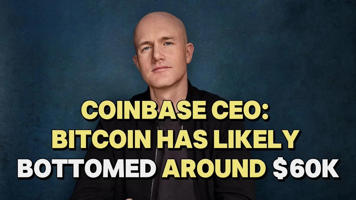 Bitcoin: Coinbase-CEO sieht Boden bei 60.000 $ erreicht