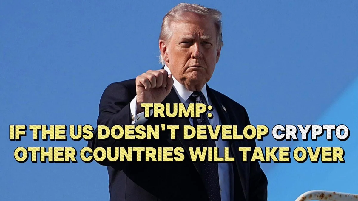 Trump: EE. UU. debe liderar en cripto o los rivales dominarán