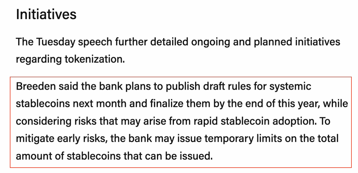 Bank of England to Drop Draft Stablecoin Rules Next Month — Finalization Targeted by Year-End!