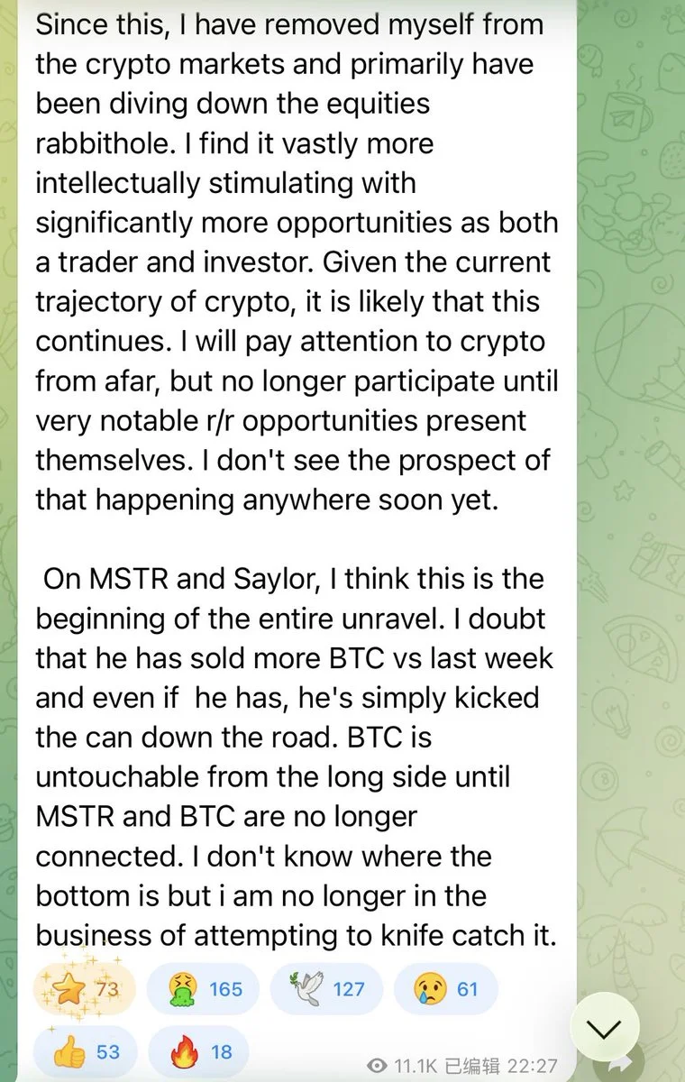 El trader Eugene abandona las criptomonedas por acciones estadounidenses, se vuelve bajista…