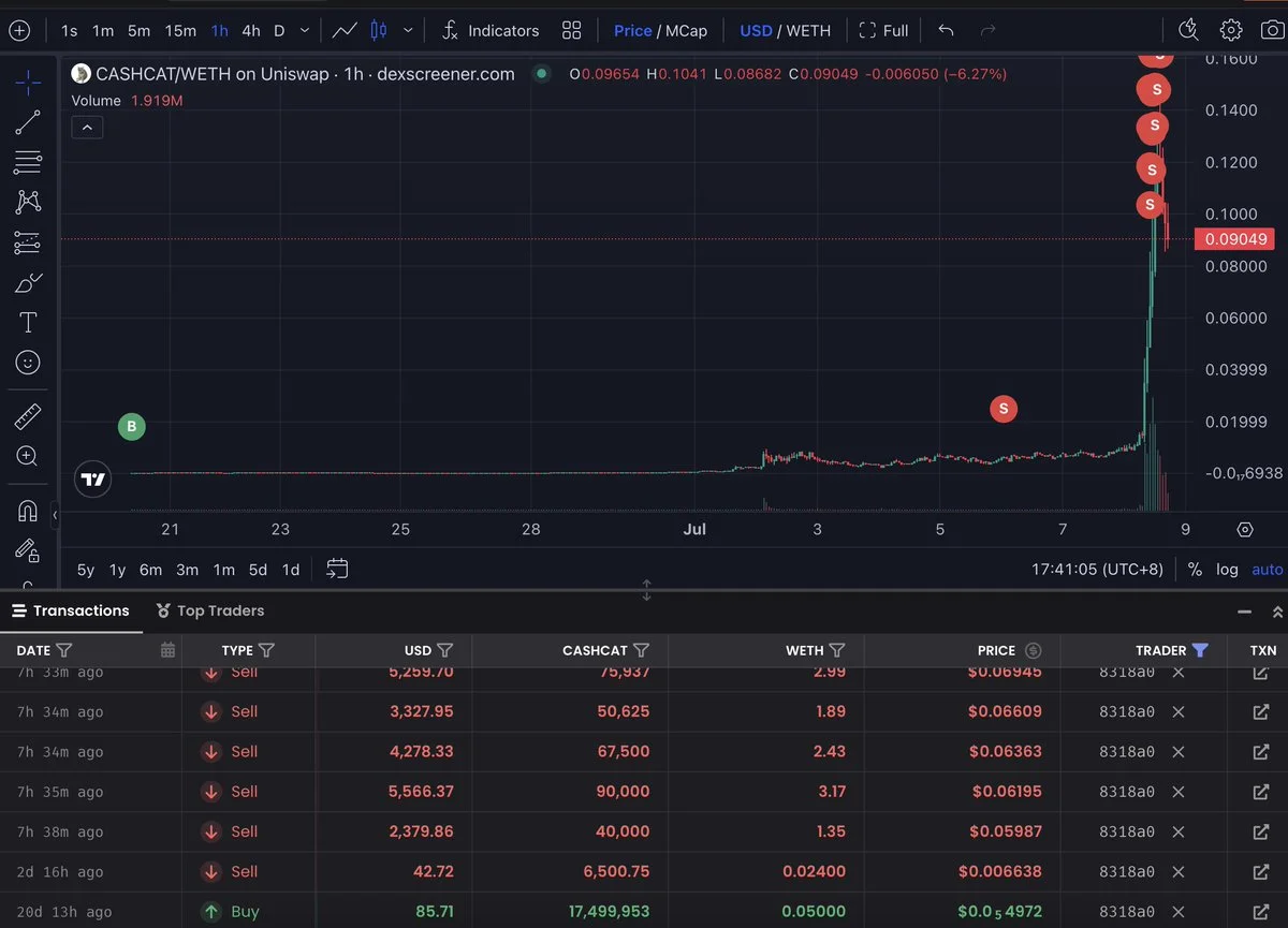 CASHCAT: Trader Transforma $86 em $1,6M com Aposta de 19.061×
