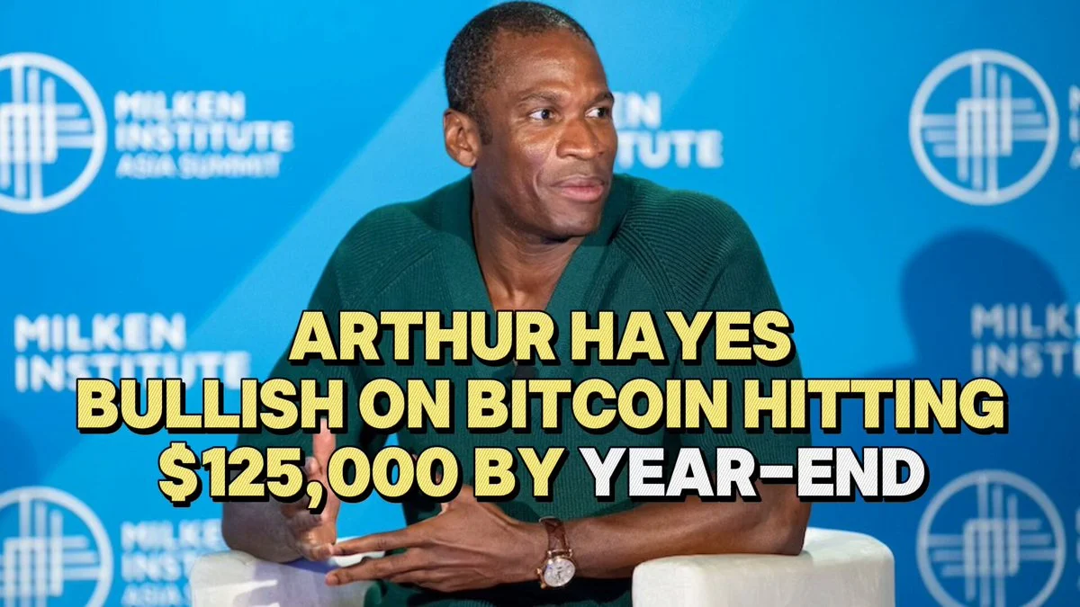 Arthur Hayes Bullish on Bitcoin Hitting $125,000 by Year-End  

BitMEX founder A