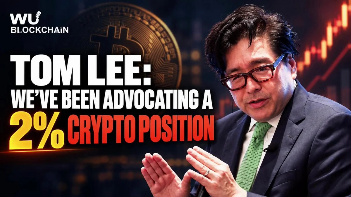 Crypto: Tom Lee Backs a 2% Allocation for Investors