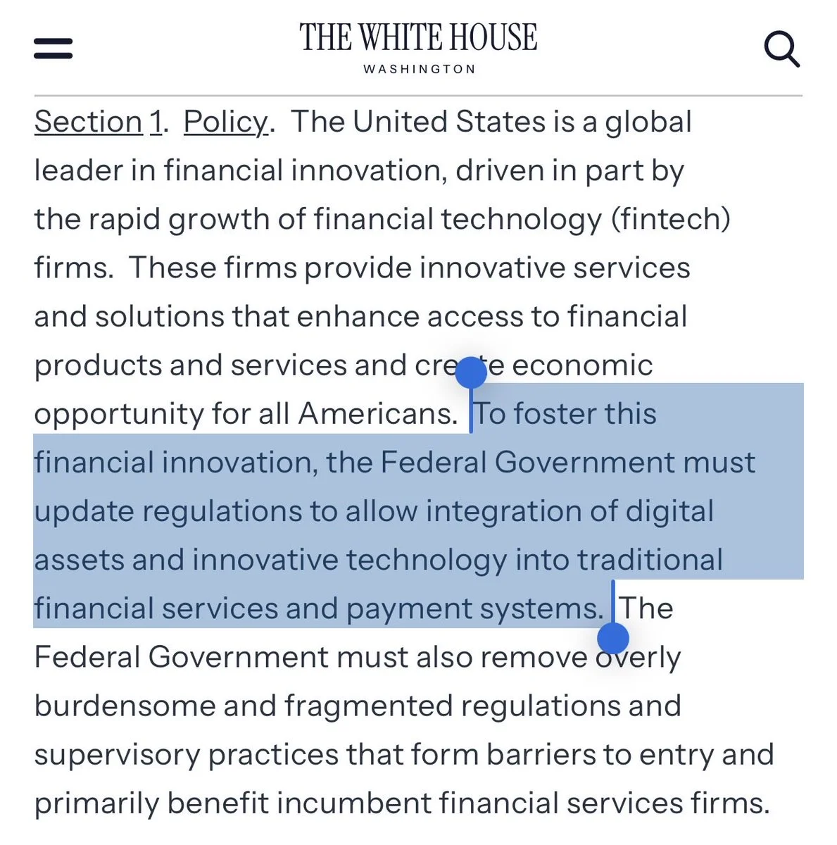 Trump Signs Executive Order to Break Down Barriers Between Crypto and Traditional Finance!