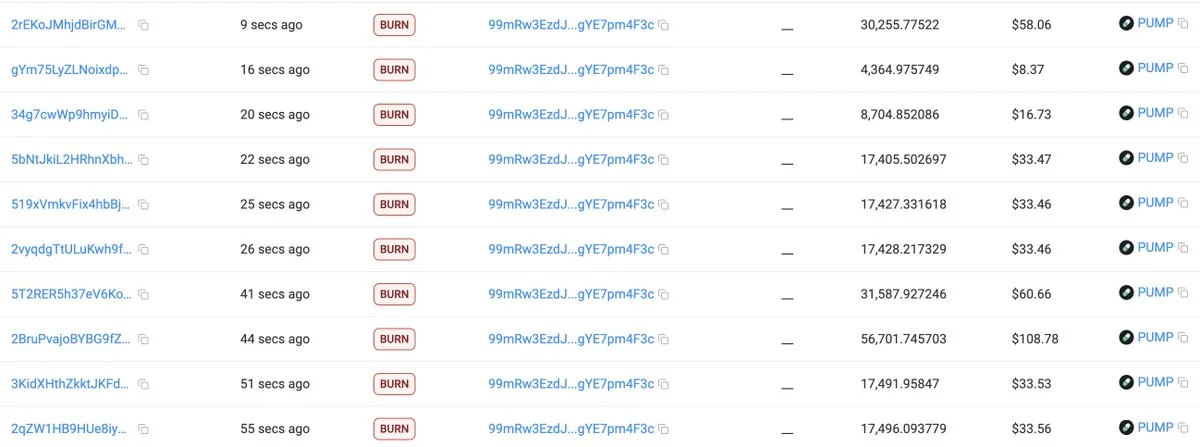 https://t.co/DrKlYnPPqY has already burned 128.22B $PUMP($233M) on-chain and is 