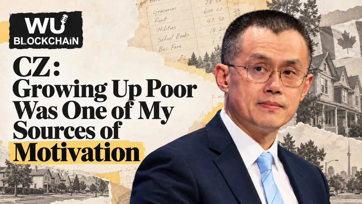 CZ Says Family Finances Fueled His Early Ambition