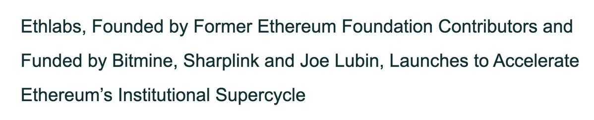 Ethlabs Launches as Independent Ethereum Research Nonprofit