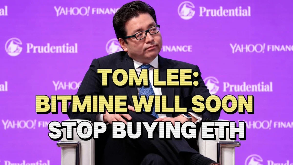 BitMine Nears 5% ETH Cap, Plans to Stop Buying